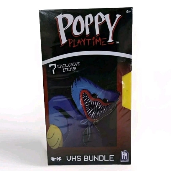 POPPY PLAYTIME VHS PLUSH BUNDLE ACTION FIGURE PLAYSET LOT 7 EXCLUSIVE ITEMS NEW - Picture 2 of 13